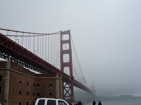 photos from below the bridge